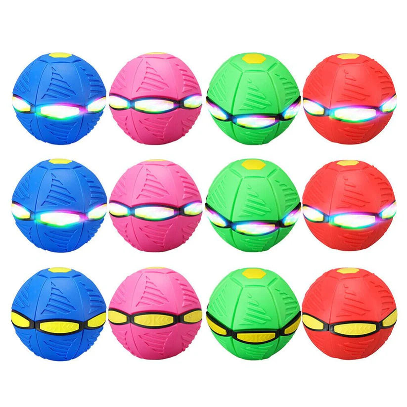 2024 Flying UFO Flat Throw Disc Ball Toy Pet Flying Saucer Dog Toy Gift Ausie Sales