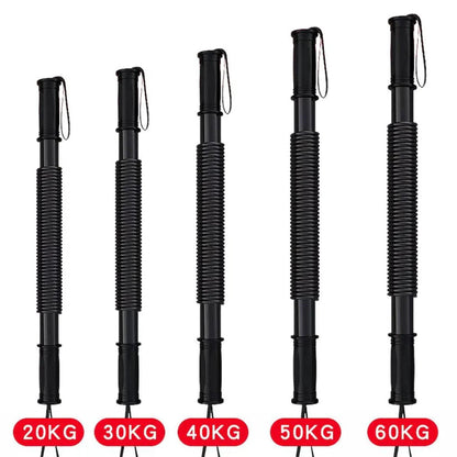 20/30/40/50/60KG Power Twister Flexible Spring Bendy Bar Arm Stretch Gym Fitness Ausie Sales