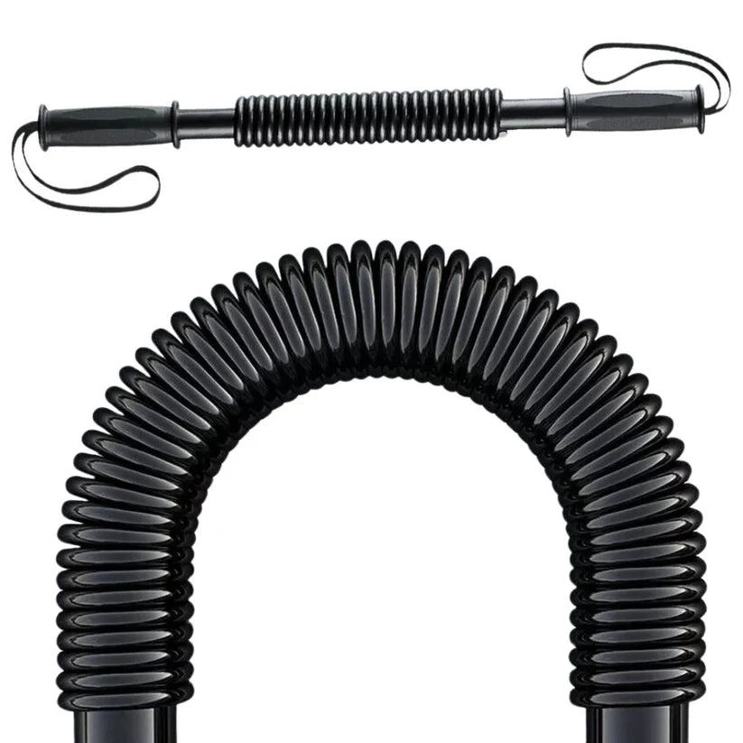20/30/40/50/60KG Power Twister Flexible Spring Bendy Bar Arm Stretch Gym Fitness Ausie Sales