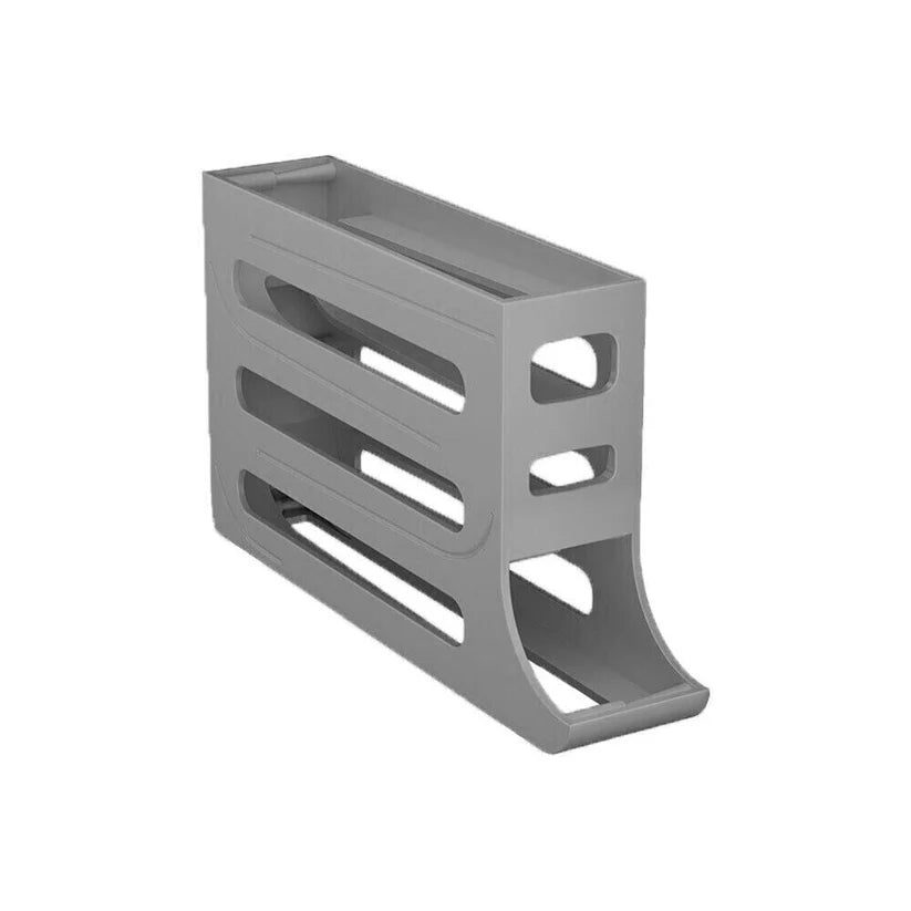 2/4-Tier Automatic Scrolling Egg Rack Holder Storage Box Refrigerator Container - Ausie Sales