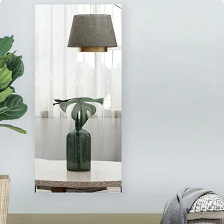 2M Adhesive Large Mirror Wall Sticker Roll Self Bathroom Room DIY Decor Stick On Ausie Sales