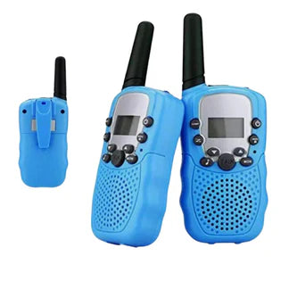 2PCS Kids Portable Walkie Talkie Birthday Gifts Parent-child Interaction Durable Ausie Sales