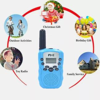 2PCS Kids Portable Walkie Talkie Birthday Gifts Parent-child Interaction Durable Ausie Sales