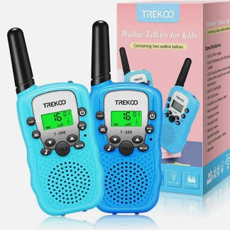 2PCS Kids Portable Walkie Talkie Birthday Gifts Parent-child Interaction Durable Ausie Sales