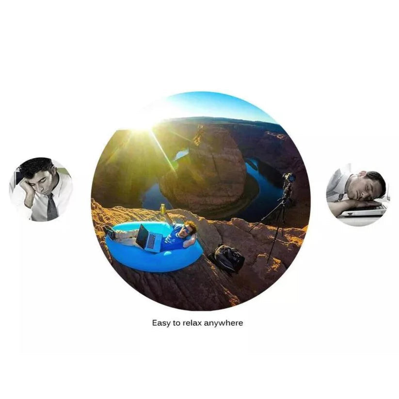 2X Fast Inflatable Lazy Lounge Camping Air Bag Beach Sleeping Sofa Bed hangout Ausie Sales
