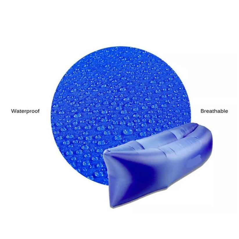 2X Fast Inflatable Lazy Lounge Camping Air Bag Beach Sleeping Sofa Bed hangout Ausie Sales