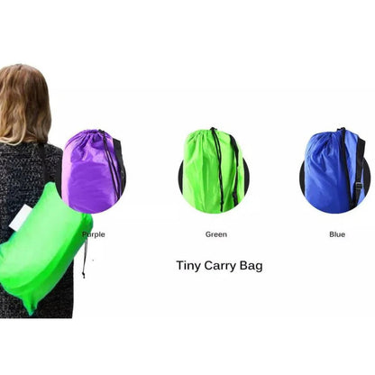 2X Fast Inflatable Lazy Lounge Camping Air Bag Beach Sleeping Sofa Bed hangout Ausie Sales