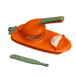 2 in 1 Dumpling Maker Skin Chapati Dough Press Machine Pastry Mould Tool Ausie Sales