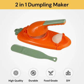 2 in 1 Dumpling Maker Skin Chapati Dough Press Machine Pastry Mould Tool Ausie Sales