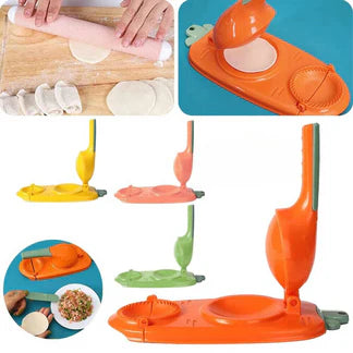 2 in 1 Dumpling Maker Skin Chapati Dough Press Machine Pastry Mould Tool Ausie Sales