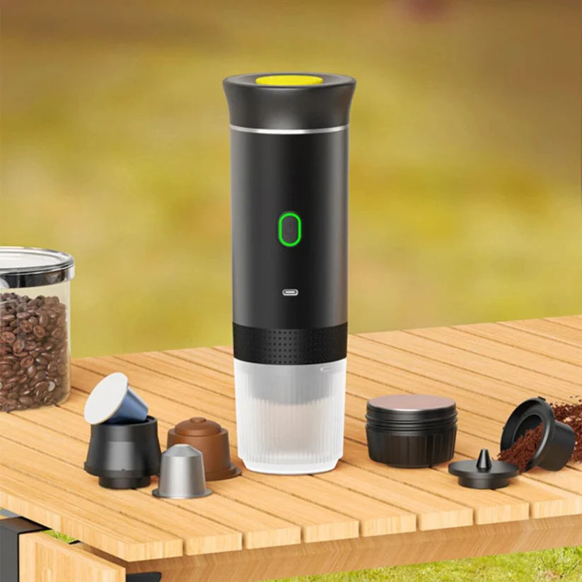 3-in-1 Coffee Maker Wireless Portable Espresso Machine for Car, Home & Camping Ausie Sales