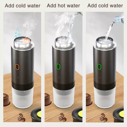 3-in-1 Coffee Maker Wireless Portable Espresso Machine for Car, Home & Camping Ausie Sales