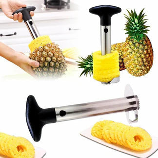 3-in-1 Pineapple Peeler Corer Slicer Easy Stainless Steel Kitchen Tool Fruit Ausie Sales