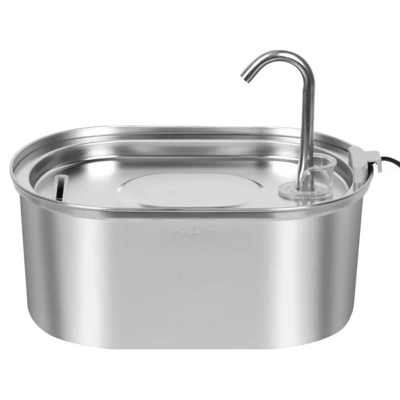 304 Stainless Steel Pet Water Fountain Dog Cat Drinking Dispenser Filter Feeder Ausie Sales