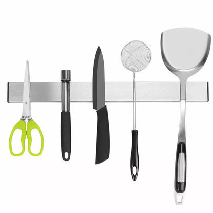 31/41/51cm Stainless Steel Magnetic Knife Holder Rack Tool Shelf Magnet Ausie Sales