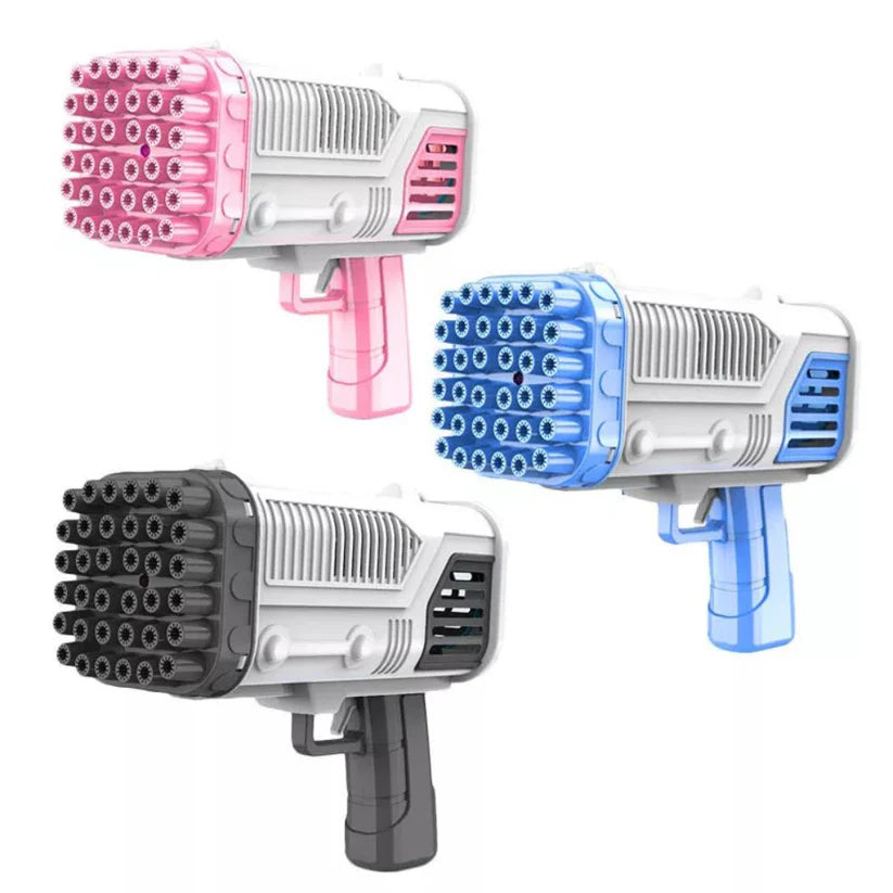 36 Holes Automatic Bubble Gun Bazooka Soap Water Bubble Machine Outdoor Party Ausie Sales