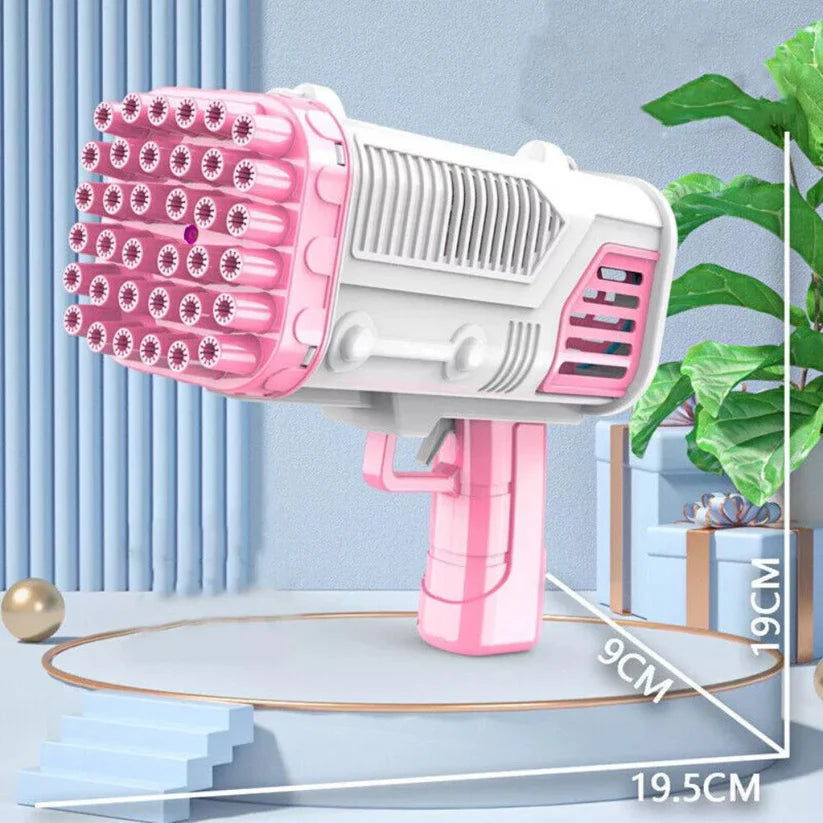 36 Holes Automatic Bubble Gun Bazooka Soap Water Bubble Machine Outdoor Party Ausie Sales