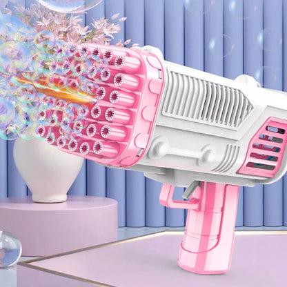 36 Holes Automatic Bubble Gun Bazooka Soap Water Bubble Machine Outdoor Party Ausie Sales