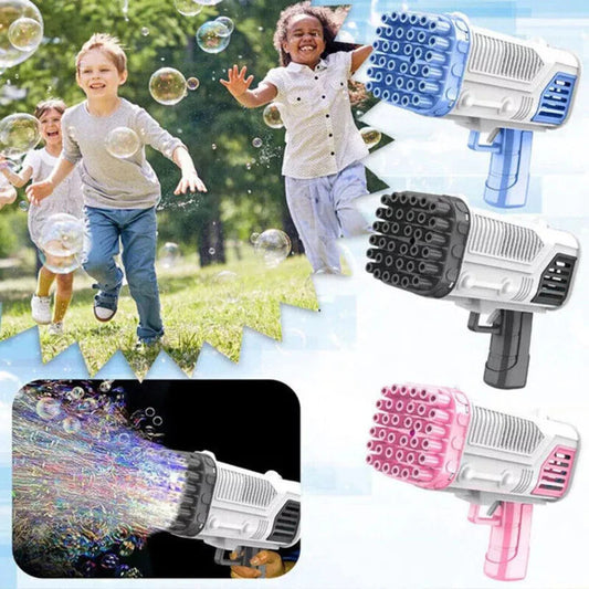 36 Holes Automatic Bubble Gun Bazooka Soap Water Bubble Machine Outdoor Party Ausie Sales