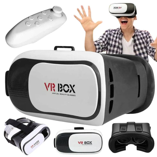 3D Virtual Reality Glasses VR Headset Box Helmet for Phone and Android phone Ausie Sales