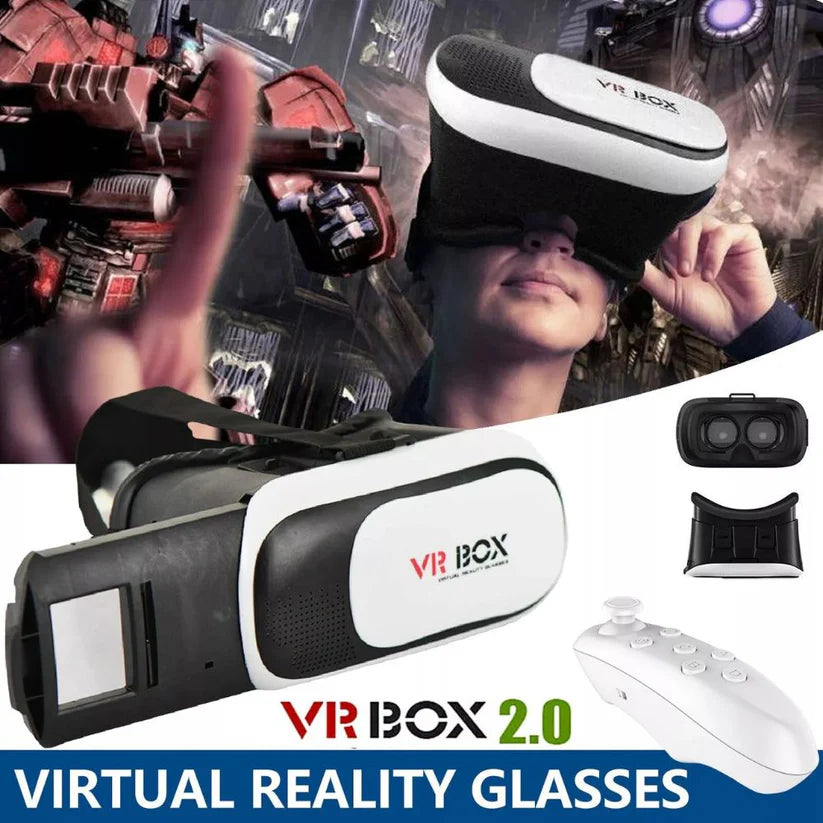 3D Virtual Reality Glasses VR Headset Box Helmet for Phone and Android phone Ausie Sales