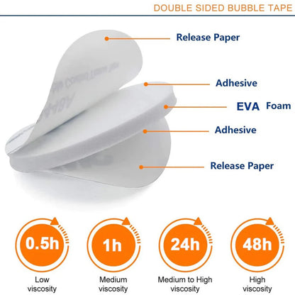 3M Double Sided Foam Sticker Tape Side Wall Car Self Adhesive Pads Round Square My Store
