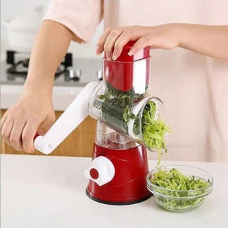 3 in 1 Vegetable Fruit Slicer Kitchen Chopper Cutter Shredder Food Manual Rotary Grater Ausie Sales