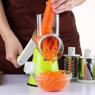 3 in 1 Vegetable Fruit Slicer Kitchen Chopper Cutter Shredder Food Manual Rotary Grater Ausie Sales