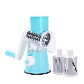 3 in 1 Vegetable Fruit Slicer Kitchen Chopper Cutter Shredder Food Manual Rotary Grater Ausie Sales