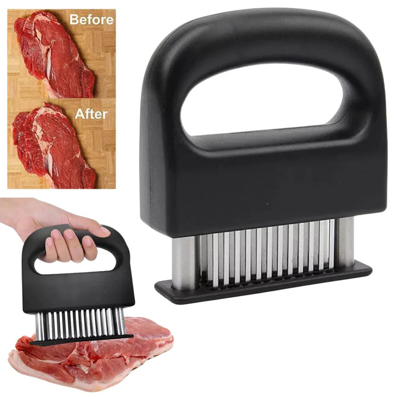 48-Blade Stainless Steel Meat Tenderiser Beef Jaccard Steak Chicken Pouch Hole Ausie Sales