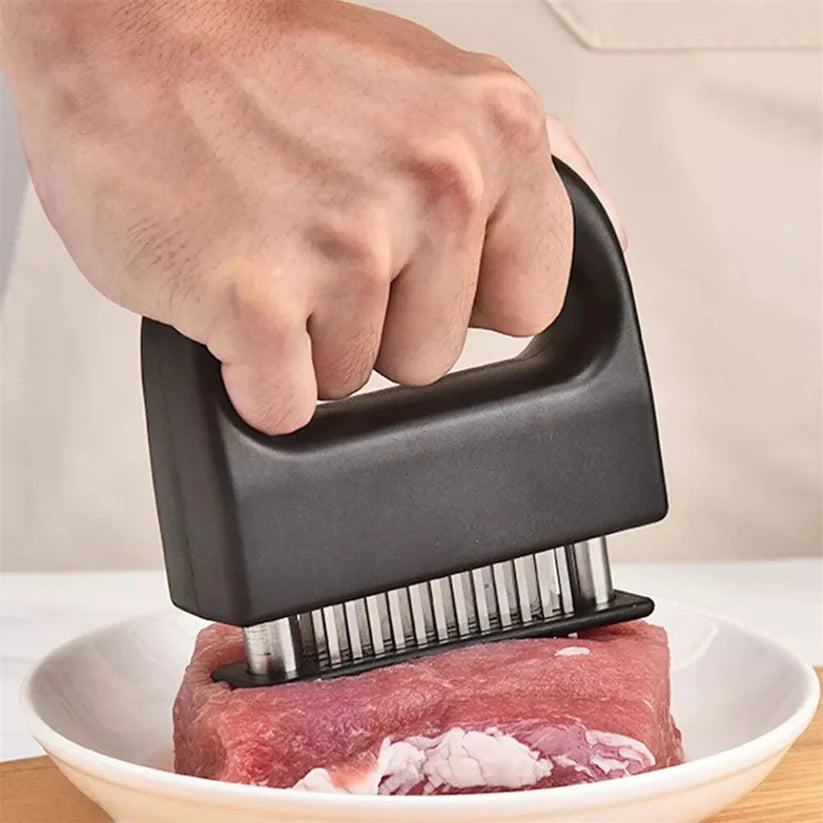 48-Blade Stainless Steel Meat Tenderiser Beef Jaccard Steak Chicken Pouch Hole Ausie Sales