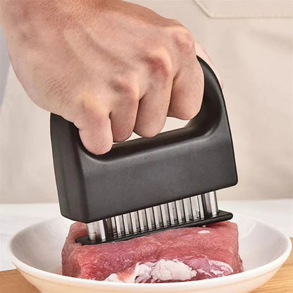 48-Blade Stainless Steel Meat Tenderiser Beef Jaccard Steak Chicken Pouch Hole Ausie Sales