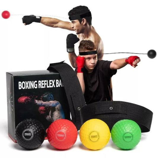 4 Ball Boxing Head Band Speedball Fight Training Reflex Speed Punch Exercise Ausie Sales
