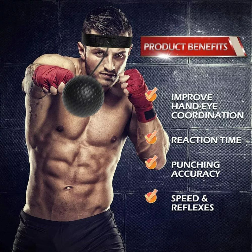 4 Ball Boxing Head Band Speedball Fight Training Reflex Speed Punch Exercise Ausie Sales
