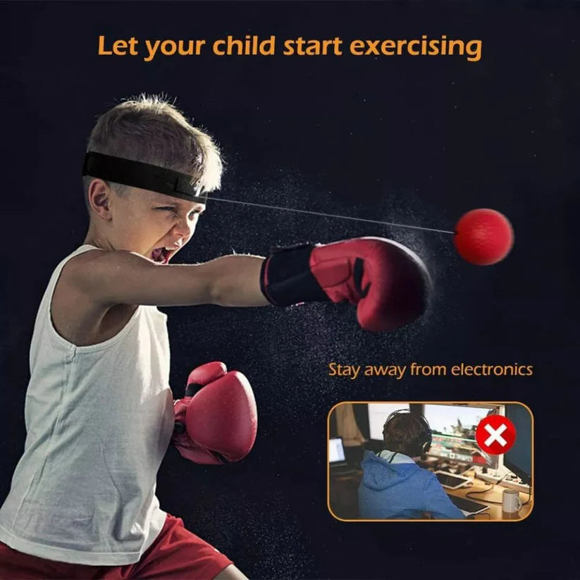 4 Ball Boxing Head Band Speedball Fight Training Reflex Speed Punch Exercise Ausie Sales