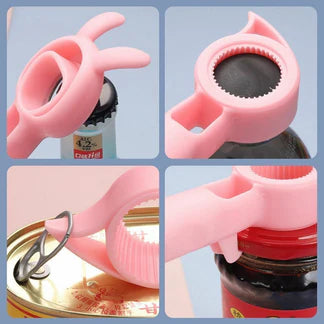 4 In 1 Bottle Opener Stainless Steel Multifunction Jar Can Beer Bottle Opener Ausie Sales