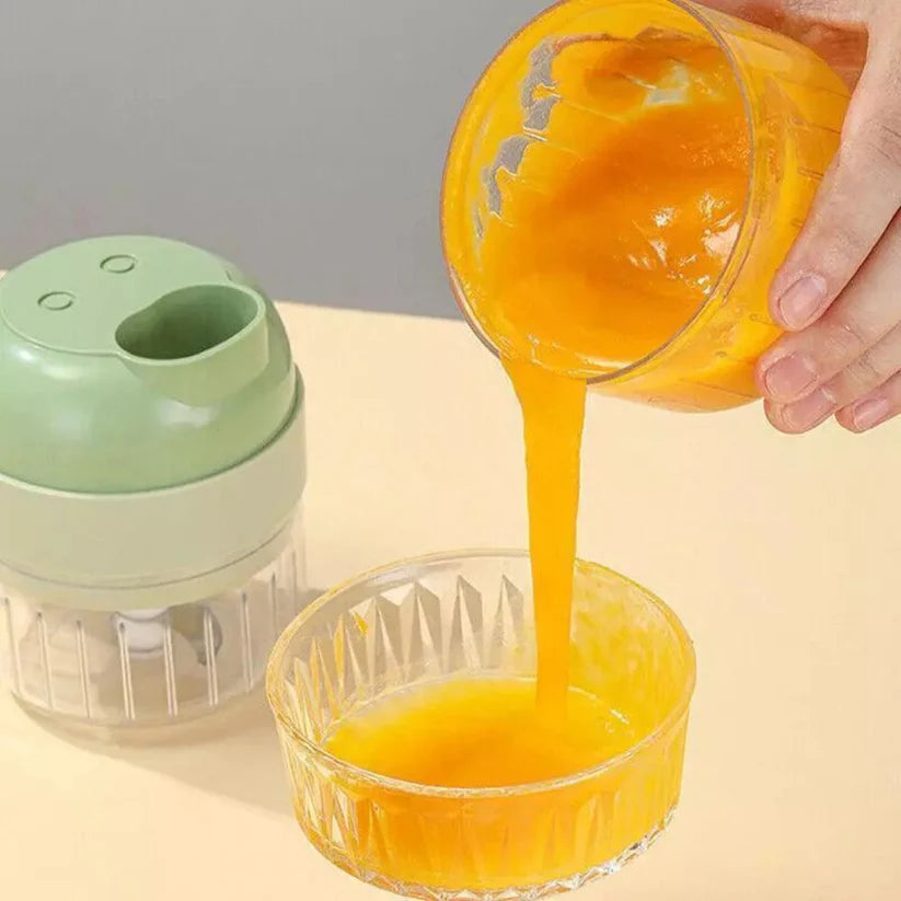 4 in 1 Mini Handheld Wireless Electric Vegetable Cutter Food Chopper Grinder Ausie Sales