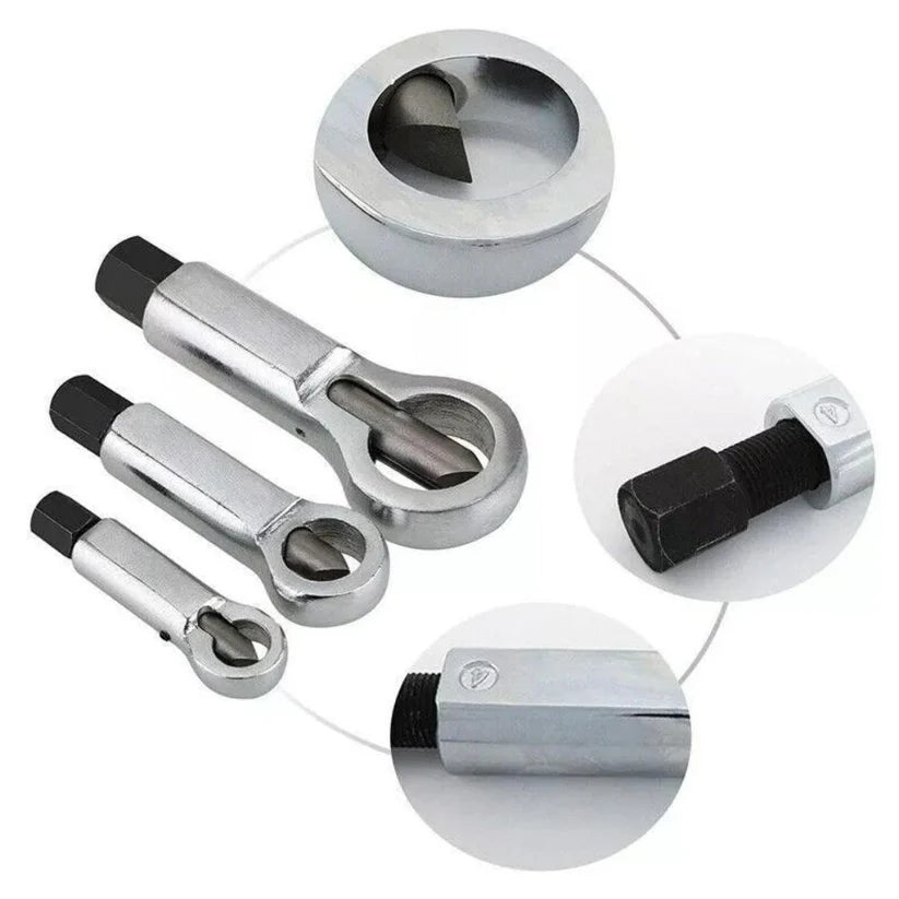 4pcs Metal Nut Splitter Breaker Remover Extractor Manual Pressure Cracker Ausie Sales