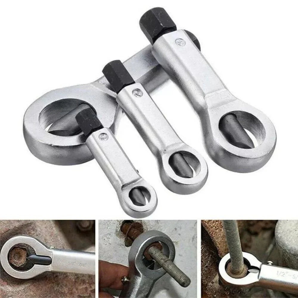 4pcs Metal Nut Splitter Breaker Remover Extractor Manual Pressure Cracker Ausie Sales