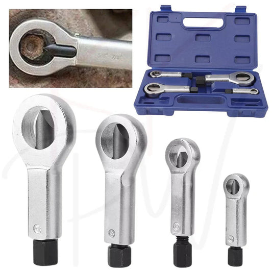 4pcs Metal Nut Splitter Breaker Remover Extractor Manual Pressure Cracker Ausie Sales