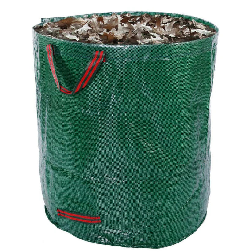 4x 270L Large Garden Waste Bag Reusable Leaf Rubbish Plant Grass Sack Carry Pack Ausie Sales