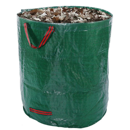 4x 270L Large Garden Waste Bag Reusable Leaf Rubbish Plant Grass Sack Carry Pack Ausie Sales