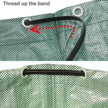 4x 270L Large Garden Waste Bag Reusable Leaf Rubbish Plant Grass Sack Carry Pack Ausie Sales