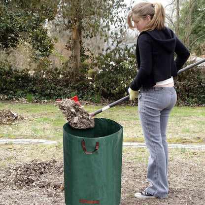4x 270L Large Garden Waste Bag Reusable Leaf Rubbish Plant Grass Sack Carry Pack Ausie Sales