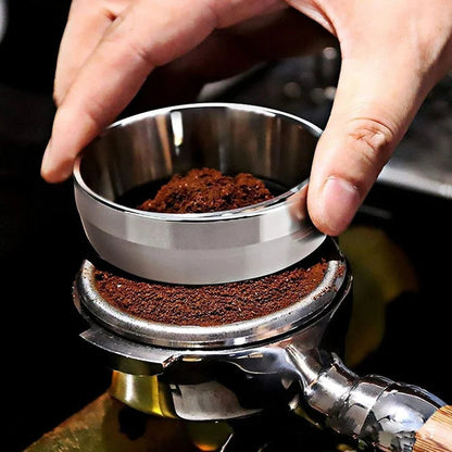 51/53/58mm Coffee Aluminum Dosing Ring Tamper Powder Espresso Funnel Breville My Store