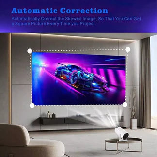 5G 4K WiFi Bluetooth Projector Smart HD LED HDMI USB Android Office Home Theater Ausie Sales