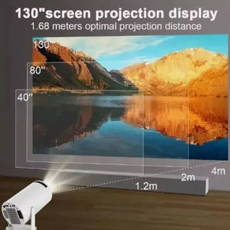 5G 4K WiFi Bluetooth Projector Smart HD LED HDMI USB Android Office Home Theater Ausie Sales