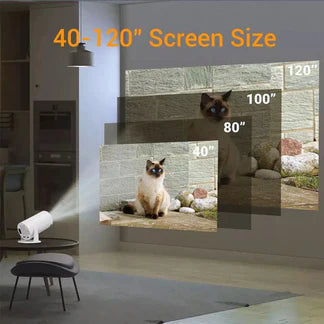 5G 4K WiFi Bluetooth Projector Smart HD LED HDMI USB Android Office Home Theater Ausie Sales