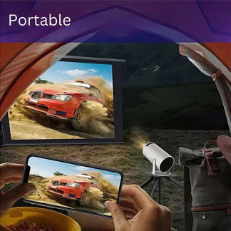 5G 4K WiFi Bluetooth Projector Smart HD LED HDMI USB Android Office Home Theater Ausie Sales