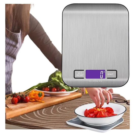 5KG/1G Electronic Digital Scale Stainless Steel Kitchen Postal Scale Ausie Sales